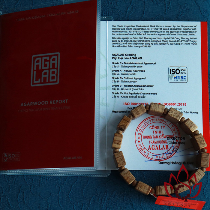 Vòng Trầm Hương Hạt Lách | Trầm Tốc Bông Tự Nhiên Lâu Năm